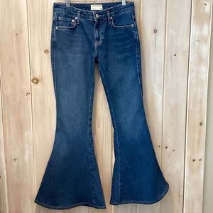 Free People Low Rise Flare Jeans